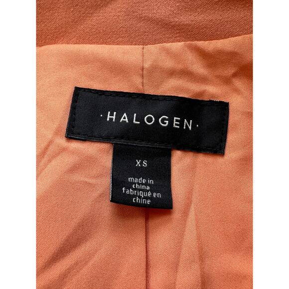 New HALOGEN Women's Canyon Sunset Darted One-Button Blazer Size XS - Picture 5 of 7
